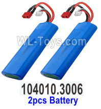 Wltoys 104020 Battery Parts 104010.3006 Lithium Battery 7.4V 3000mAh Group.